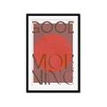Picture of Good Morning Typography Poster _GroupedProduct_Rectangle_Portrait_Framed_Matted_
