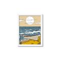 Picture of Summer Vacation Poster _GroupedProduct_Rectangle_Portrait_Framed_Matted_