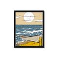 Picture of Summer Vacation Poster _GroupedProduct_Rectangle_Portrait_Framed_Matted_