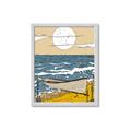 Picture of Summer Vacation Poster _GroupedProduct_Rectangle_Portrait_Framed_Matted_
