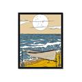 Picture of Summer Vacation Poster _GroupedProduct_Rectangle_Portrait_Framed_Matted_