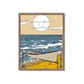 Picture of Summer Vacation Poster _GroupedProduct_Rectangle_Portrait_Framed_Matted_