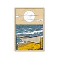 Picture of Summer Vacation Poster _GroupedProduct_Rectangle_Portrait_Framed_Matted_