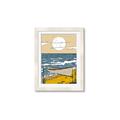 Picture of Summer Vacation Poster _GroupedProduct_Rectangle_Portrait_Framed_Matted_