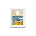Picture of Summer Vacation Poster _GroupedProduct_Rectangle_Portrait_Framed_Matted_