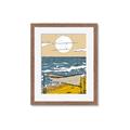 Picture of Summer Vacation Poster _GroupedProduct_Rectangle_Portrait_Framed_Matted_