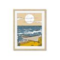 Picture of Summer Vacation Poster _GroupedProduct_Rectangle_Portrait_Framed_Matted_