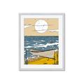 Picture of Summer Vacation Poster _GroupedProduct_Rectangle_Portrait_Framed_Matted_