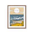Picture of Summer Vacation Poster _GroupedProduct_Rectangle_Portrait_Framed_Matted_