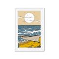 Picture of Summer Vacation Poster _GroupedProduct_Rectangle_Portrait_Framed_Matted_