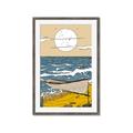 Picture of Summer Vacation Poster _GroupedProduct_Rectangle_Portrait_Framed_Matted_