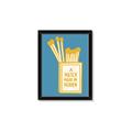 Picture of A Match May in Heaven Poster _GroupedProduct_Rectangle_Portrait_Framed_Matted_