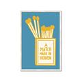 Picture of A Match May in Heaven Poster _GroupedProduct_Rectangle_Portrait_Framed_Matted_