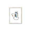 Picture of Retro Walkman Poster _GroupedProduct_Rectangle_Portrait_Framed_Matted_