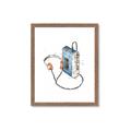 Picture of Retro Walkman Poster _GroupedProduct_Rectangle_Portrait_Framed_Matted_
