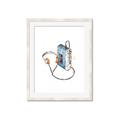 Picture of Retro Walkman Poster _GroupedProduct_Rectangle_Portrait_Framed_Matted_