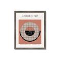 Picture of Geometric Eclipse _GroupedProduct_Rectangle_Portrait_Framed_Matted_