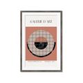 Picture of Geometric Eclipse _GroupedProduct_Rectangle_Portrait_Framed_Matted_