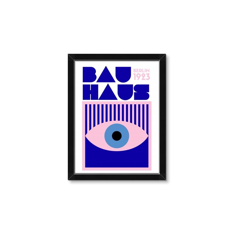 Picture of Bauhaus Eye Poster _GroupedProduct_Rectangle_Portrait_Framed_Matted_
