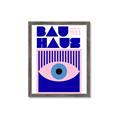 Picture of Bauhaus Eye Poster _GroupedProduct_Rectangle_Portrait_Framed_Matted_