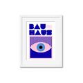 Picture of Bauhaus Eye Poster _GroupedProduct_Rectangle_Portrait_Framed_Matted_