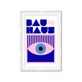 Picture of Bauhaus Eye Poster _GroupedProduct_Rectangle_Portrait_Framed_Matted_
