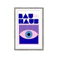 Picture of Bauhaus Eye Poster _GroupedProduct_Rectangle_Portrait_Framed_Matted_