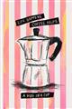 Picture of Mocca Coffee on Stripes - Hug in a Cup _GroupedProduct_Rectangle_Portrait_Unframed_Print_Only_