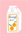 Picture of Orange Juice Poster _GroupedProduct_Rectangle_Portrait_Unframed_Print_Only_