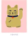 Picture of Maneki Neko – Lucky Cat _GroupedProduct_Rectangle_Portrait_Unframed_Print_Only_