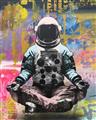 Picture of Retro Spaceman Poster _GroupedProduct_Rectangle_Portrait_Unframed_Print_Only_