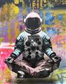 Picture of Retro Spaceman Poster _GroupedProduct_Rectangle_Portrait_Unframed_Print_Only_