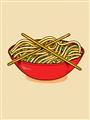 Picture of China Noodles _GroupedProduct_Rectangle_Portrait_Unframed_Print_Only_