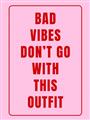 Picture of Bad Vibes Typography Poster _GroupedProduct_Rectangle_Portrait_Unframed_Print_Only_