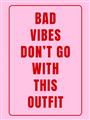 Picture of Bad Vibes Typography Poster _GroupedProduct_Rectangle_Portrait_Unframed_Print_Only_
