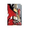 Picture of Retro Red guitar Poster _GroupedProduct_Rectangle_Portrait_Unframed_Print_Only_