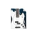 Picture of Retro White guitar Poster _GroupedProduct_Rectangle_Portrait_Unframed_Print_Only_