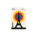 Picture of Retro Eiffel Tower Poster _GroupedProduct_Rectangle_Portrait_Unframed_Print_Only_