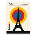 Picture of Retro Eiffel Tower Poster _GroupedProduct_Rectangle_Portrait_Unframed_Print_Only_