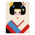 Picture of Geisha Retro Poster _GroupedProduct_Rectangle_Portrait_Unframed_Print_Only_