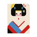 Picture of Geisha Retro Poster _GroupedProduct_Rectangle_Portrait_Unframed_Print_Only_