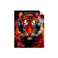 Picture of Tiger With Headphones animal _GroupedProduct_Rectangle_Portrait_Unframed_Print_Only_