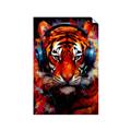 Picture of Tiger With Headphones animal _GroupedProduct_Rectangle_Portrait_Unframed_Print_Only_