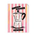 Picture of Mocca Coffee on Stripes - Hug in a Cup _GroupedProduct_Rectangle_Portrait_Unframed_Print_Only_