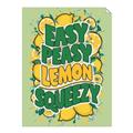 Picture of Easy Peasy Lemon Squeezy Typography Poster _GroupedProduct_Rectangle_Portrait_Unframed_Print_Only_