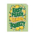 Picture of Easy Peasy Lemon Squeezy Typography Poster _GroupedProduct_Rectangle_Portrait_Unframed_Print_Only_