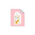 Picture of Orange Juice Poster _GroupedProduct_Rectangle_Portrait_Unframed_Print_Only_