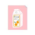 Picture of Orange Juice Poster _GroupedProduct_Rectangle_Portrait_Unframed_Print_Only_