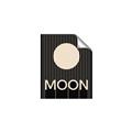 Picture of Moon Typography Poster _GroupedProduct_Rectangle_Portrait_Unframed_Print_Only_