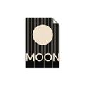 Picture of Moon Typography Poster _GroupedProduct_Rectangle_Portrait_Unframed_Print_Only_